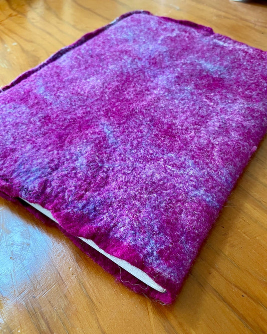 Felted Journal Cover, Lined Composition Book
