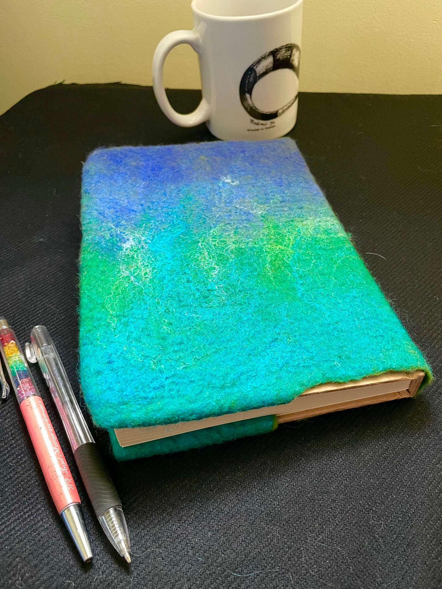 Felted Journal Cover, A5 Notebook Blank