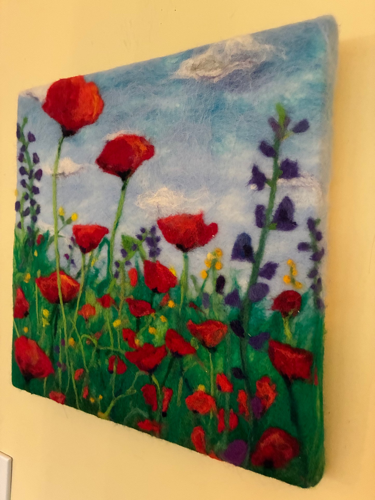 Summer Glory Felted Painting