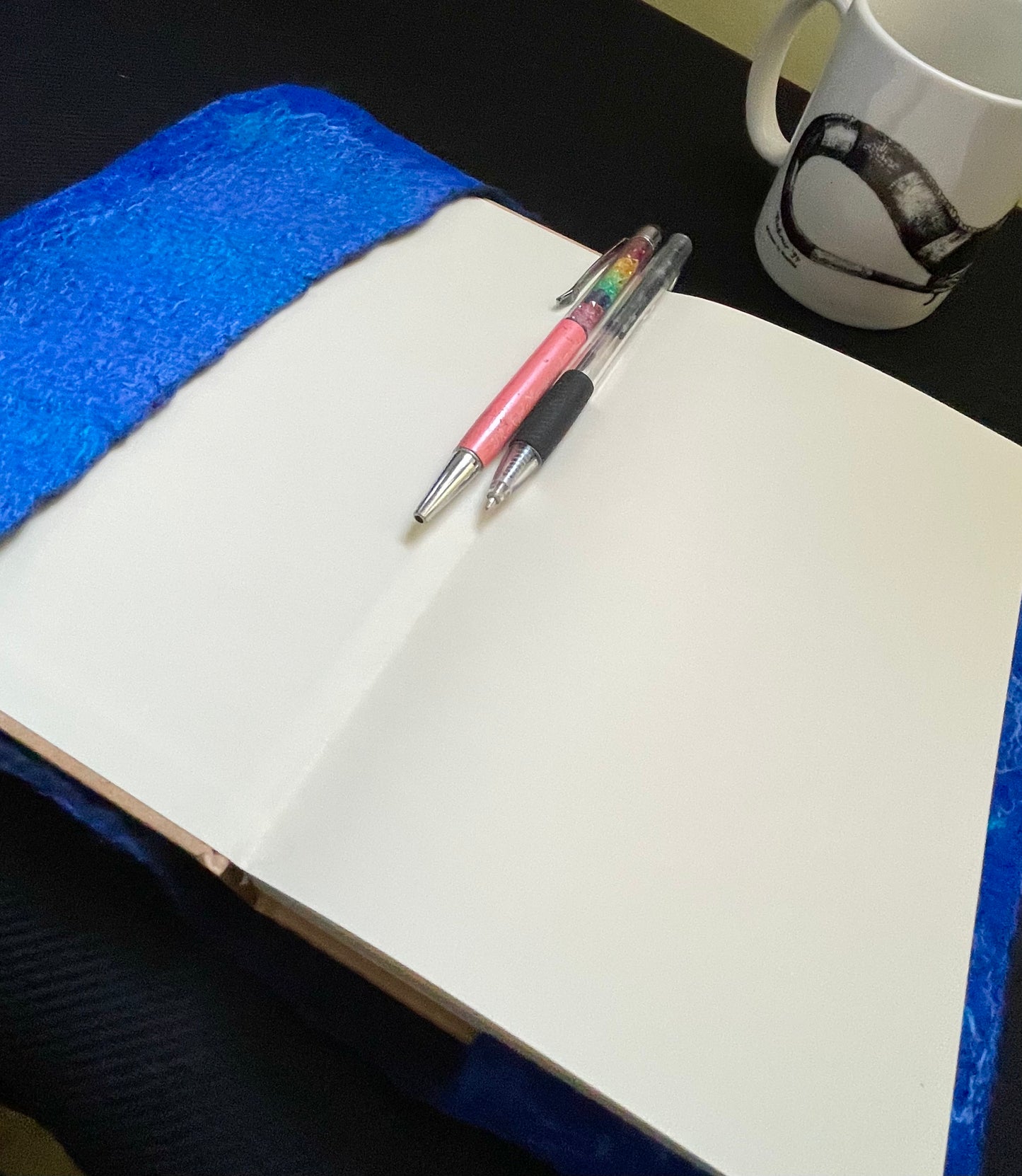 Felted Journal Cover, A5 Notebook Blank