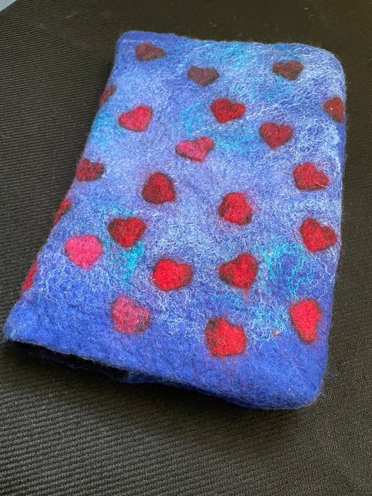 Felted Journal Cover, A5 Notebook Blank