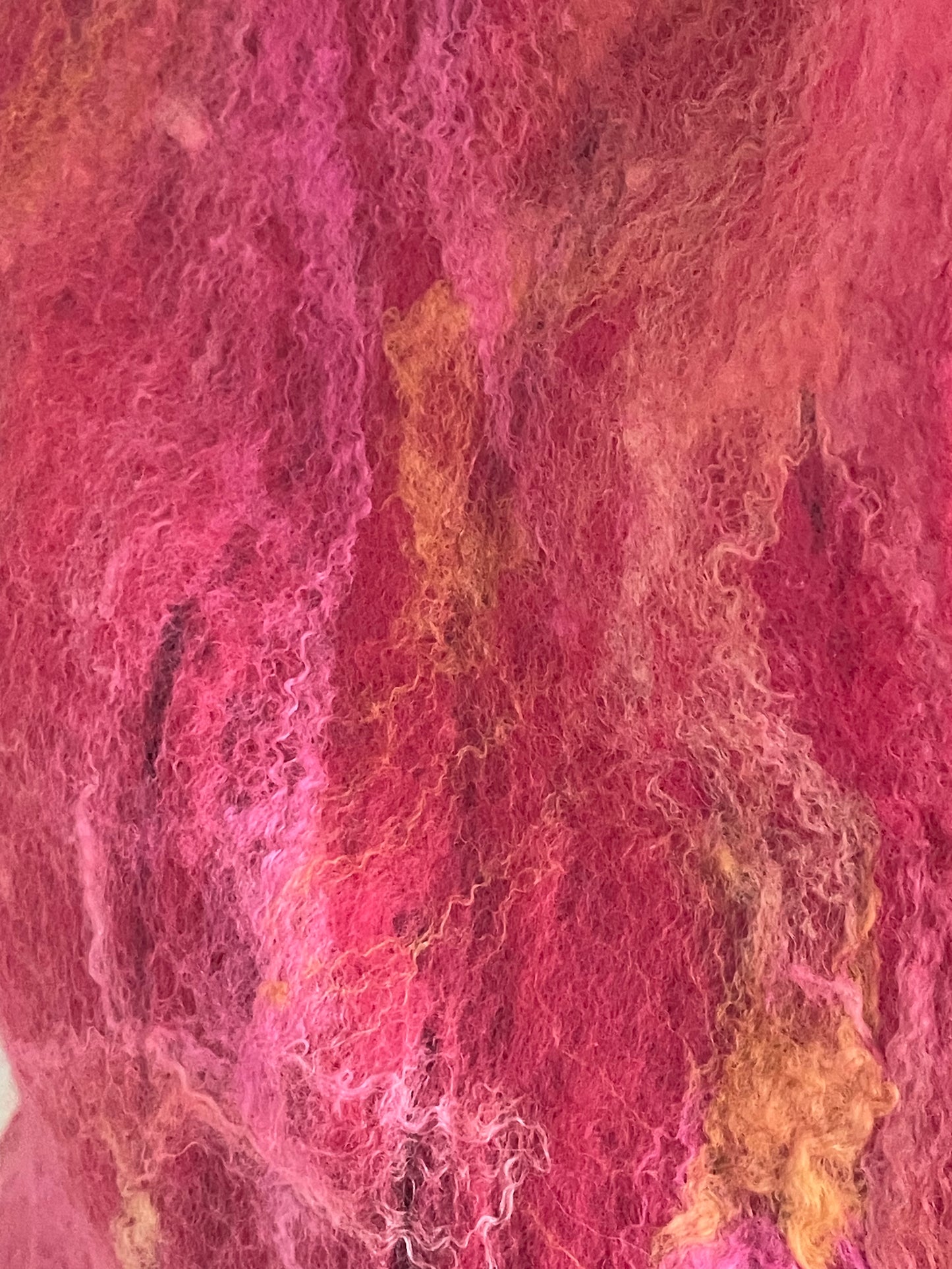 Felted Scarf, Pink