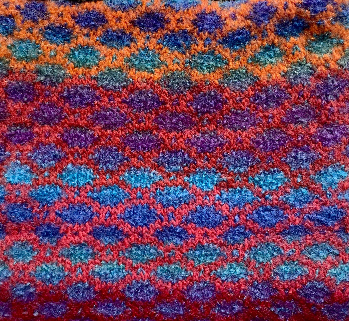 Felted Shoulder Bag, Multi Colored