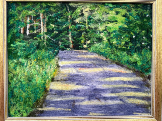 Felted Landscape An Afternoon Road