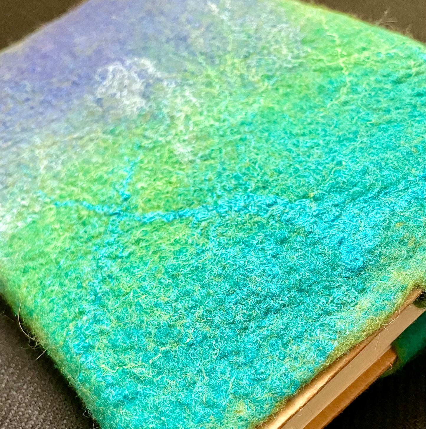 Felted Journal Cover, A5 Notebook Blank