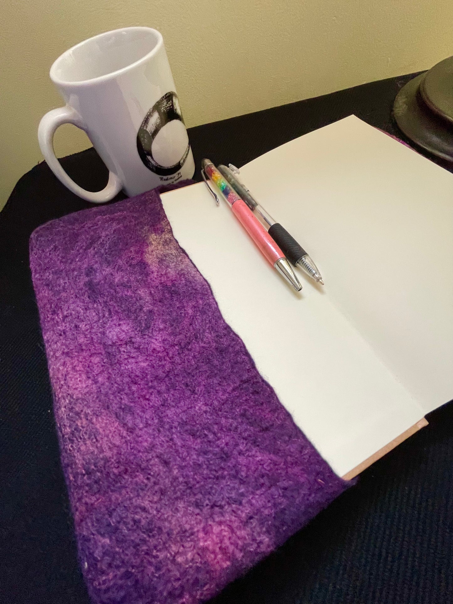 Felted Journal Cover, A5 Notebook Blank