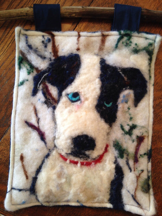 Custom Felted Portrait of Your Pet, Needle Felted  Picture